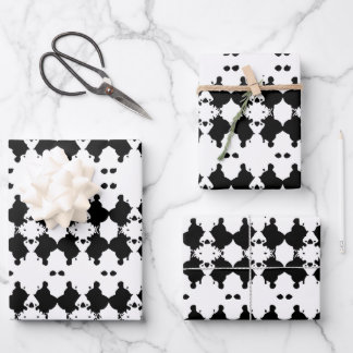 白喪の木の樹皮パターン(の模様が)ある ラッピングペーパーシート