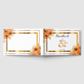 白地にオレンジの花 - ゲストブック (全面)