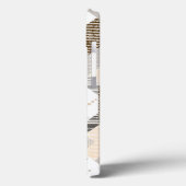 白地にクリーム色の花 Case-Mate iPhoneケース (裏面 / 左)