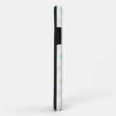 白地にモダンパステルカラーのハート柄 Case-Mate iPhoneケース (裏面/右)