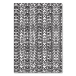 白地にライトグレーのV字形が繰り返されるパターン テーブルナンバー