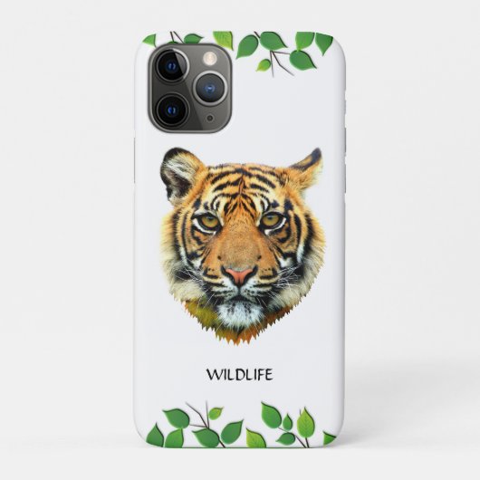 白地にワイルドタイガー Case-Mate iPhoneケース (裏)
