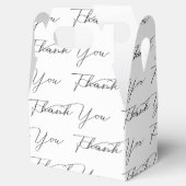 白地に感謝の文字 フェイバーボックス (オープン)