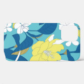 白地に継ぎ目のない野生の花模様 Case-Mate iPhoneケース (裏面 (横))