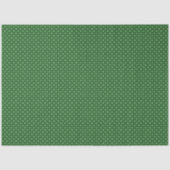 白地に緑の水玉 ティッシュペーパー 薄葉紙 (正面)