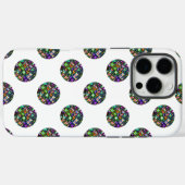 白地に輝く万華鏡の水玉 Case-Mate iPhoneケース (裏面 (横))
