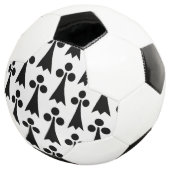 白地に黒のオコジョ模様, 中世の模様 サッカーボール (3/4)