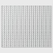 白地に黒の法の秤 ラッピングペーパー (フラット)