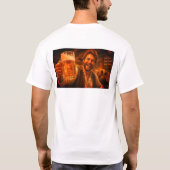白地に「Cheers Good Beer Good Times Good Friends」 Tシャツ (裏面)