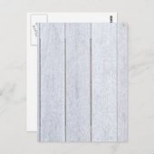 白塗りの古い風化した木材の背景木製 ポストカード (正面/裏面)