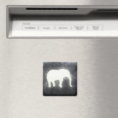 白塗りの象 マグネット (インサイチュ (食洗機))