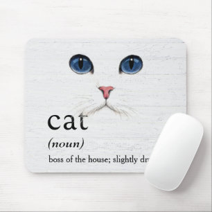 白塗り木材のCAT定義 マウスパッド
