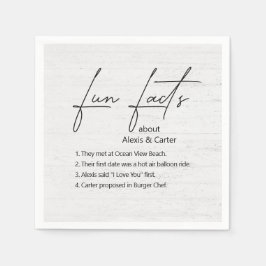 白塗結婚り木材に関するおもしろい スタンダードカクテルナプキン