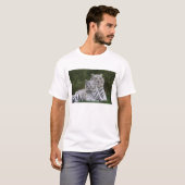 白変種 ベンガルトラ Tシャツ (正面フル)