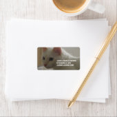 白大切子猫 ラベル (インサイチュ)