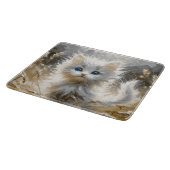 白大切猫 カッティングボード (角)