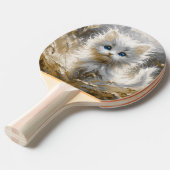 白大切猫 卓球ラケット (正面アングル)