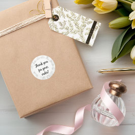 白大理石ありがとう ラウンドシール