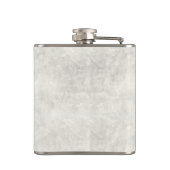 白大理石と金ゴールド象モノグラムの フラスク (裏面)