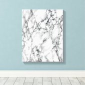白大理石のキャンバス印刷 キャンバスプリント (インサイチュ (ウッドフロア))