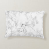 白大理石のパターン アクセントクッション (裏面)