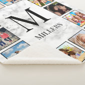 白大理石のパターン シェルパブランケット (3/4)