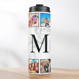 白大理石のパターン タンブラー