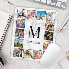 白大理石のパターン マウスパッド