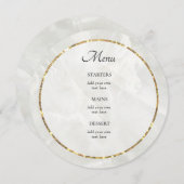 白大理石エレガントメニュー メニュー (正面/裏面)