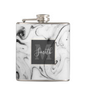 白大理石エレガント像 フラスク (正面)