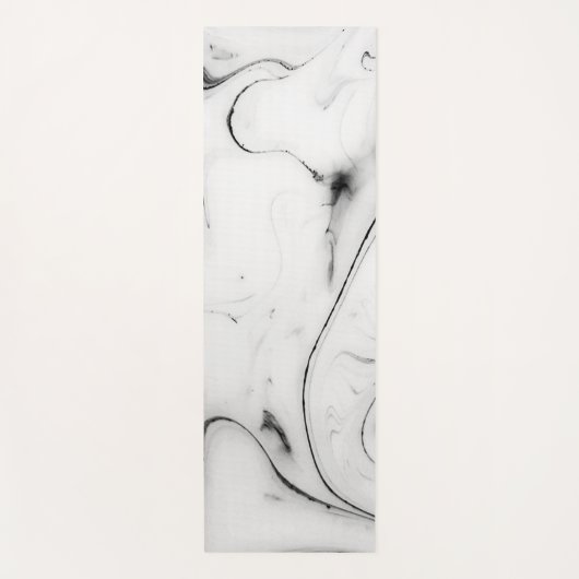 白大理石エレガント像 ヨガマット (正面)