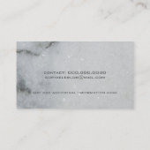 白大理石エレガント 名刺 (裏面)