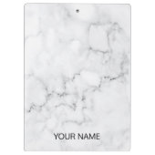 白大理石カスタマイズ クリップボード (裏面)