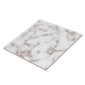 白大理石カララバラ金ゴールドグリッターテクスチャ タイル (側面)