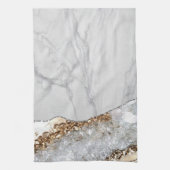 白大理石ギルド黒瑪瑙 キッチンタオル (縦)