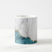 白大理石ギルド黒瑪瑙 コーヒーマグカップ (中央)