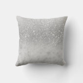 白大理石シルバーグリッターグラデーショングラム#1 クッション (裏面)
