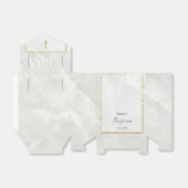 白大理石デザイン |バプテスマ フェイバーボックス (折り畳みなし)