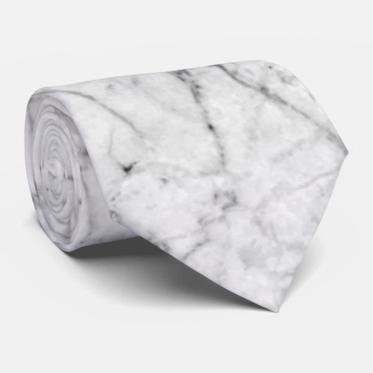 白大理石ネックタイ ネクタイ (ロール)