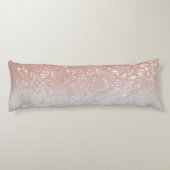 白大理石バラ金ゴールドグラデーショングリッターグラム#1 ボディピロー (裏面)