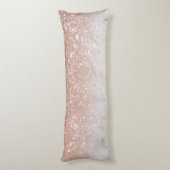 白大理石バラ金ゴールドグラデーショングリッターグラム#1 ボディピロー (裏面 (縦))