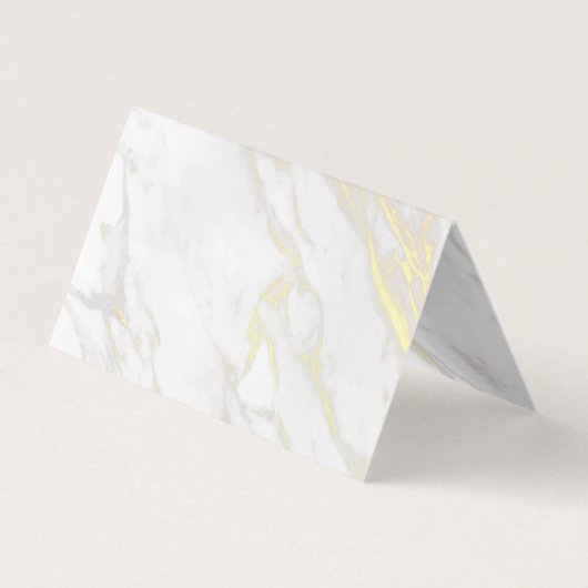 白大理石フェイクモノグラム 名刺 (裏面)