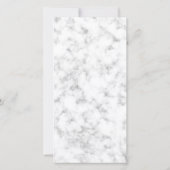 白大理石フォト悔やみや弔慰ありがとう サンキューカード (裏面)