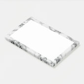 白大理石フレーム付箋 ポストイット (アングル)