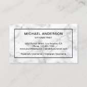 白大理石メガネ眼科医オプトメトロ 名刺 (裏面)