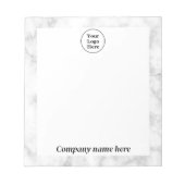 白大理石メモ帳 ノートパッド (正面)