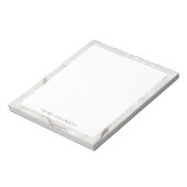 白大理石モノグラエレガントグラム ノートパッド (回転)