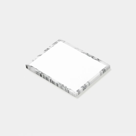 白大理石付箋モダンフレームデザイン ポストイット (アングル)