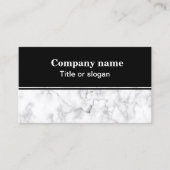 白大理石名刺 名刺 (正面)