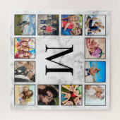 白大理石石模様 ジグソーパズル (横)